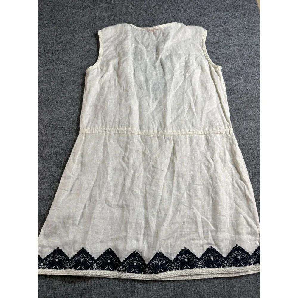 Tory Burch Linen Embroidered Tunic Dress – Size Large
